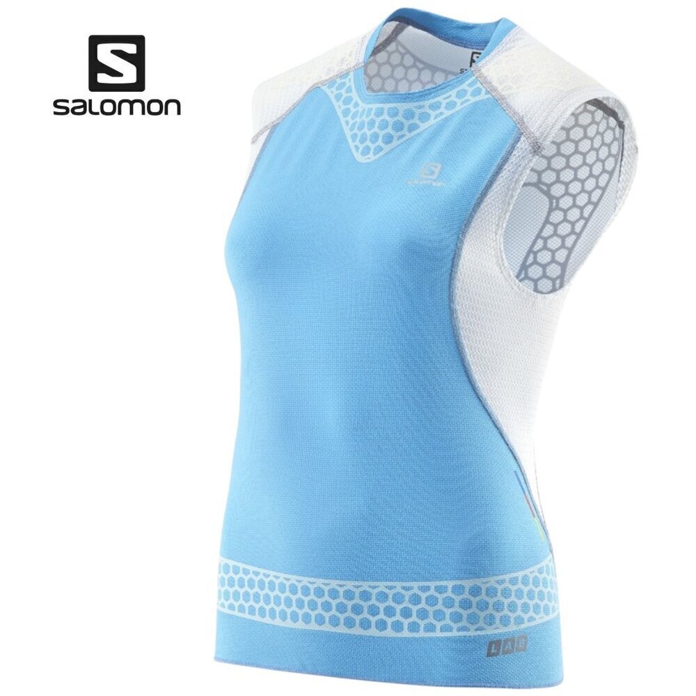 SALOMON S/LAB Exo Tank | Performance Running Top with Support Zones - large
